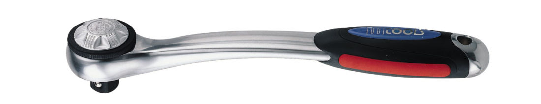 72T Round Head Curved Ratchet Handle