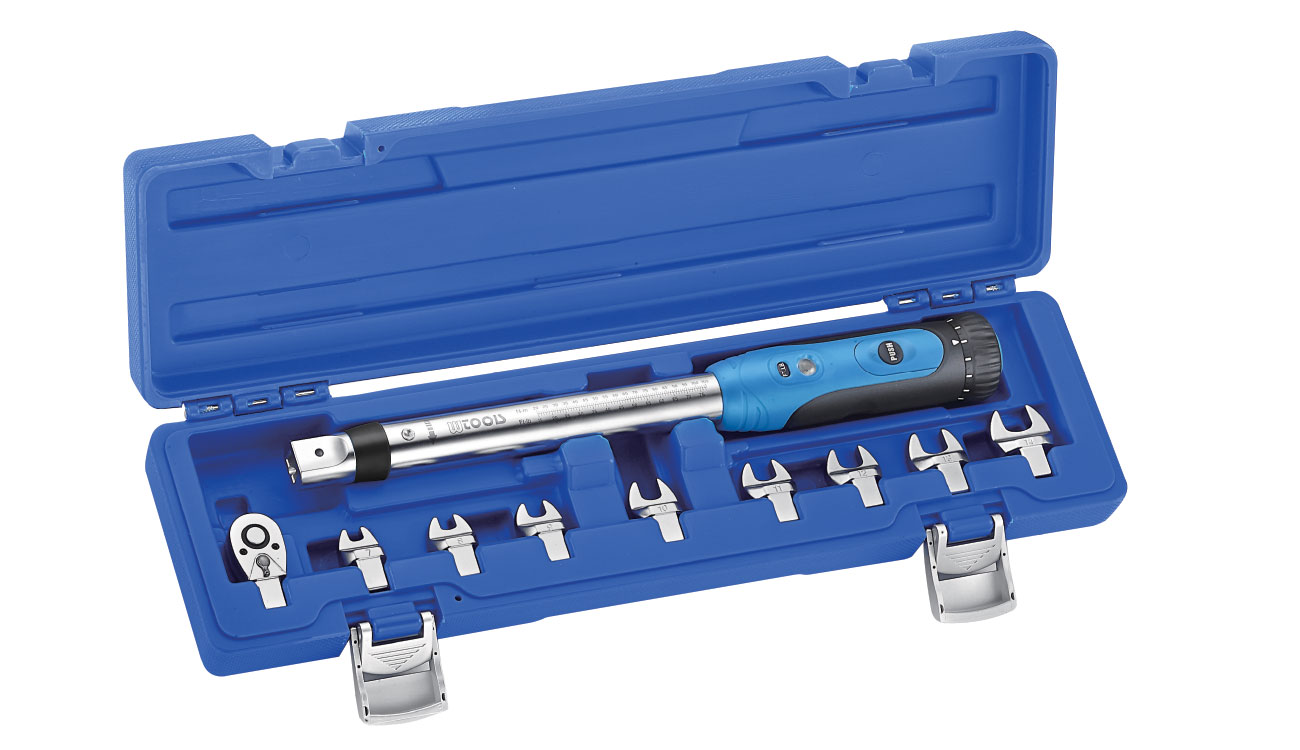 10PC 9×12 Interchangeable Screen Torque Wrench Set