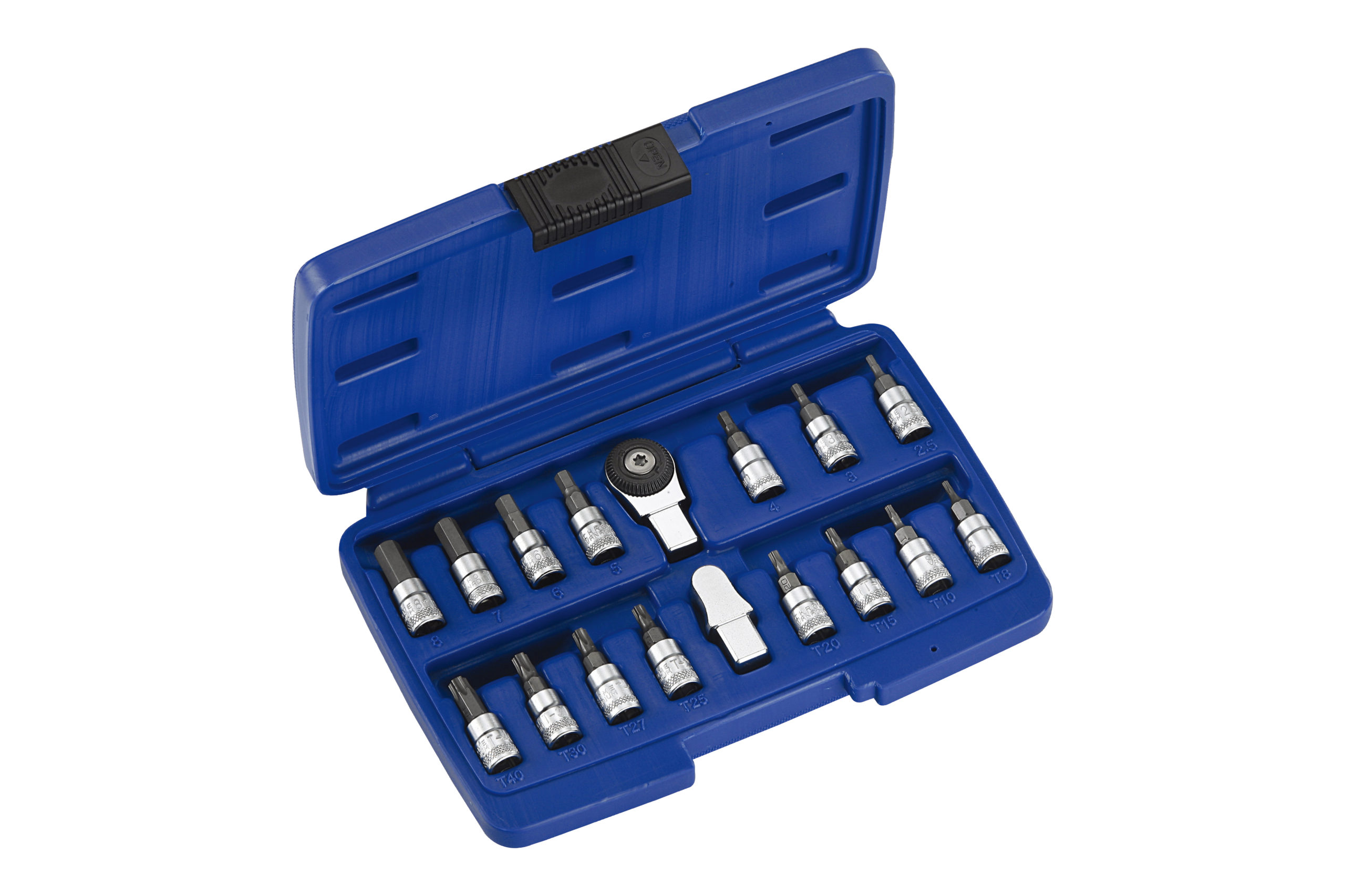 17PC Slim Insert & Ratchet Insert Bit Socket Set-1/4″ 9X12mm