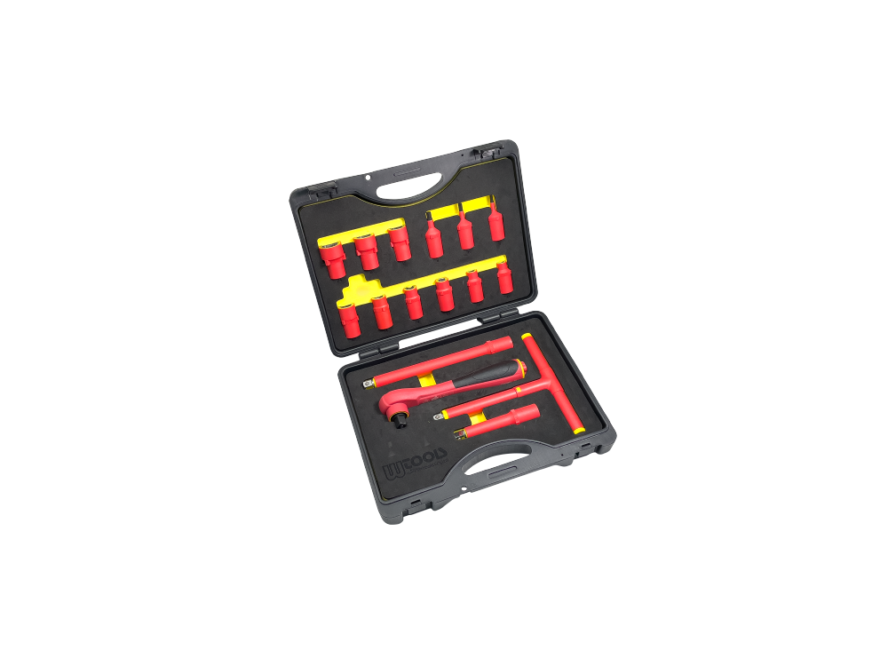 16PC VDE Insulated Ratchet Handle Set